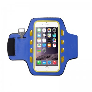 Fényvisszaverő LED futó karszalag kar tok Samsung Galaxy S4